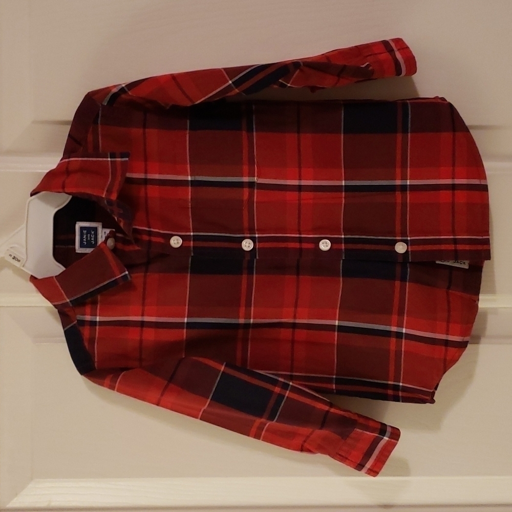 Janie and Jack Plaid Shirt